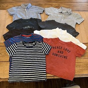AG, Quicksilver, Sovereign Code, Tucker and Tate-bundle of 9 boys shirts in EUC